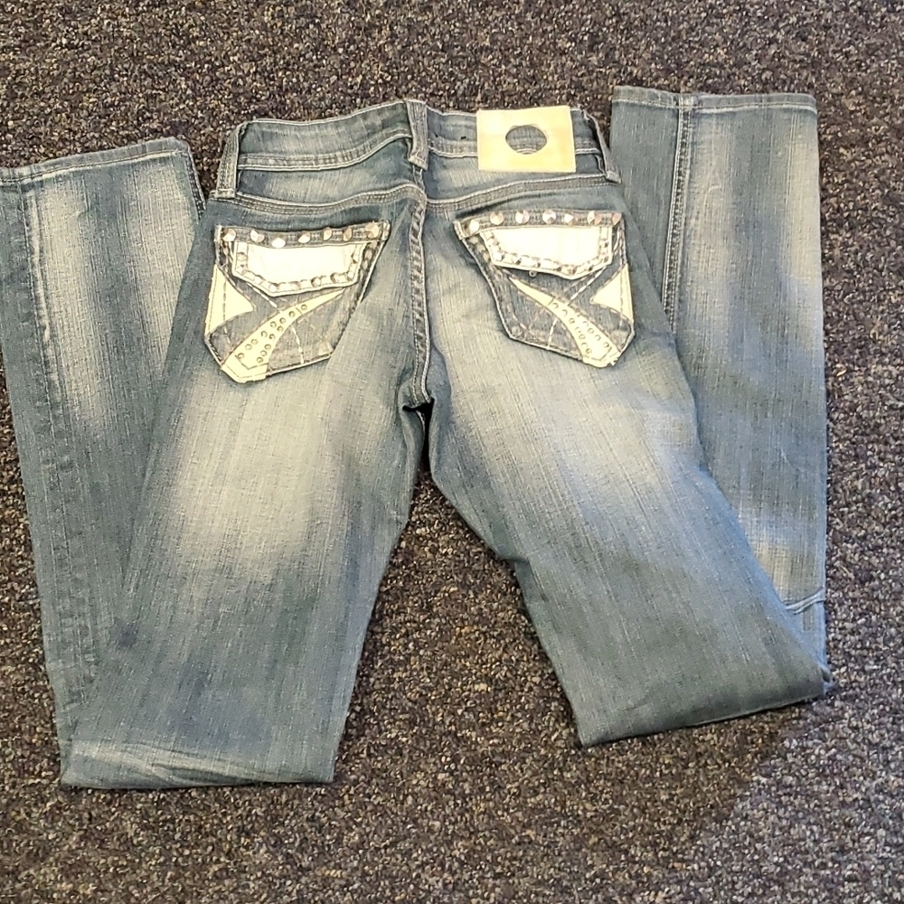 Pepe Jeans Studded Silver SZ 24